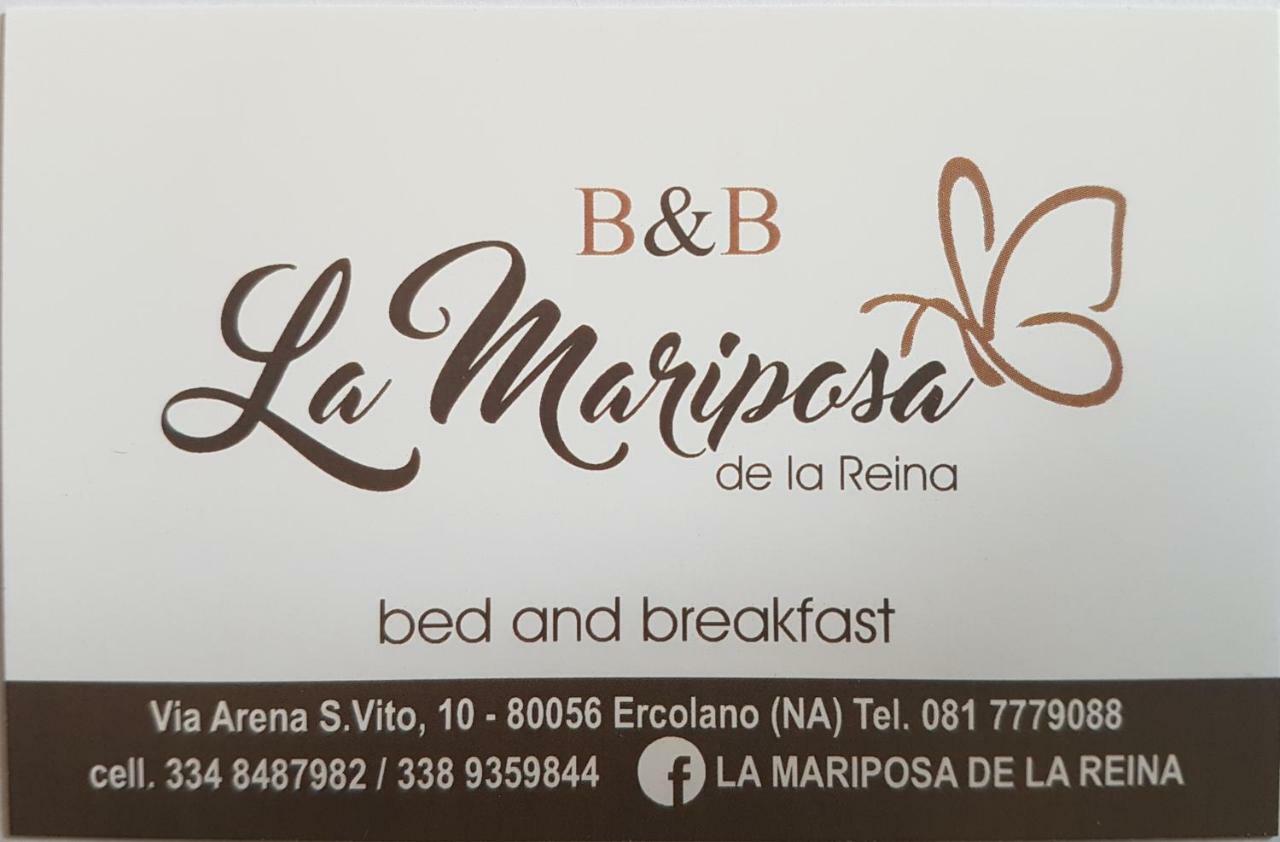 La Mariposa De La Reina Panzió Ercolano Kültér fotó